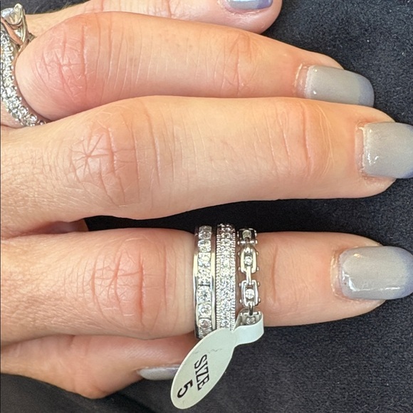 Freida Rothman Silver Stacking Ring - Picture 7 of 11